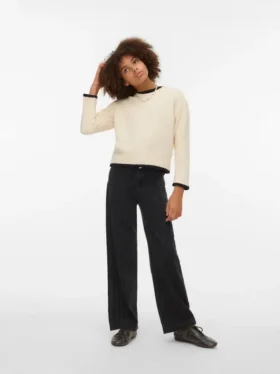 Vmdaisy High Rise Wide Leg Fit Jeans