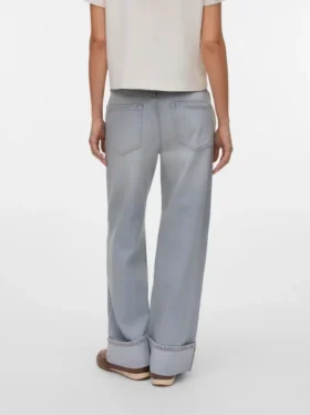Vmdarcy Mid Rise Wide Leg Fit Jeans