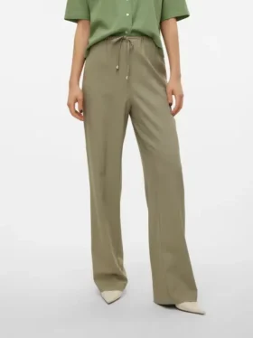 Vmdinna Mid Waist Trousers