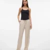 Vmdinna Mid Waist Trousers