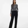 Vmdinna Mid Waist Trousers