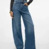 Vmelina Super High Rise Wide Leg Fit Jeans