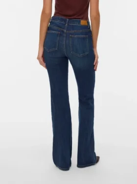 Vmella Mid Rise Bootcut Fit Jeans