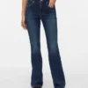 Vmella Mid Rise Bootcut Fit Jeans