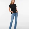 Vmella Mid Rise Straight Fit Jeans