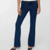Vmelly Mid Rise Flared Fit Jeans