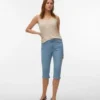 Vmelly Mid Rise Slim Fit Capris