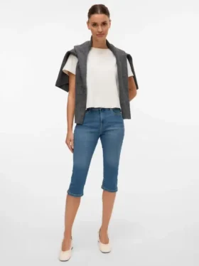 Vmelly Mid Rise Slim Fit Capris