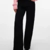 Vmelly Mid Rise Wide Leg Fit Jeans