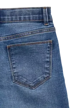 Vmemilie Mid Waist Wide Leg Fit Jeans