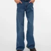 Vmemilie Mid Waist Wide Leg Fit Jeans