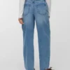 Vmetna High Rise Barrel Fit Jeans
