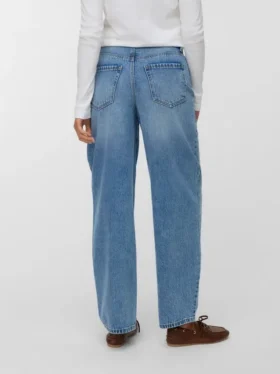 Vmetna High Rise Barrel Fit Jeans