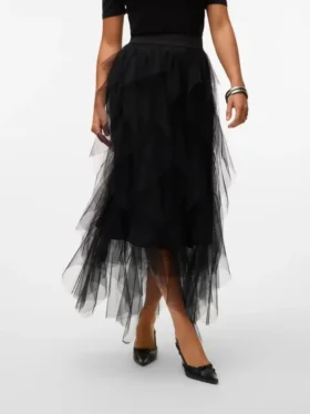 Vmeve High Waist Long Skirt