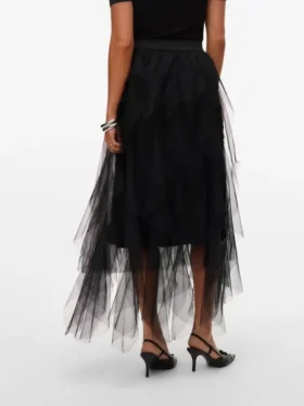Vmeve High Waist Long Skirt