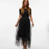 Vmeve High Waist Long Skirt