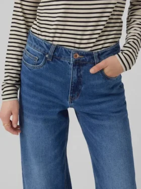Vmfaith Low Rise Wide Leg Fit Jeans