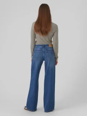Vmfaith Low Rise Wide Leg Fit Jeans