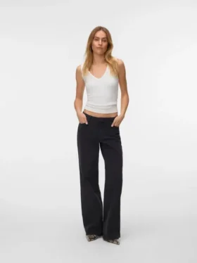 Vmfaye Low Rise Wide Leg Fit Jeans