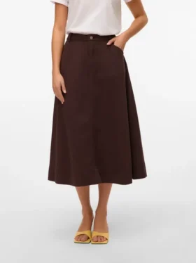 Vmfilia High Waist Midi Skirt