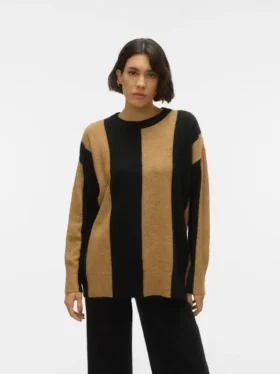 Vmfilucastripe Knitted Pullover