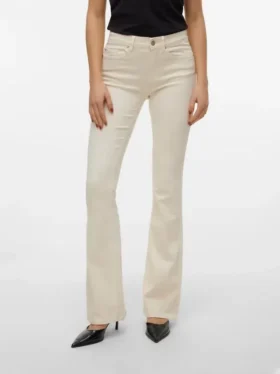 Vmflash Mid Rise Flared Fit Jeans