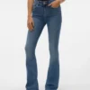 Vmflash Mid Rise Flared Fit Jeans