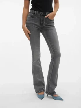 Vmflash Mid Rise Flared Fit Jeans