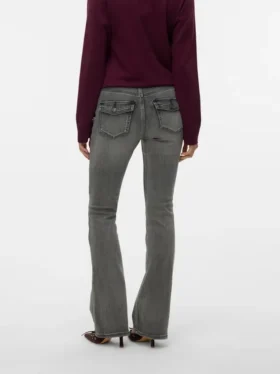 Vmflash Mid Rise Flared Fit Jeans