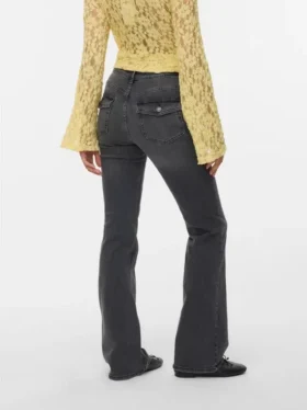 Vmflash Mid Rise Flared Fit Jeans