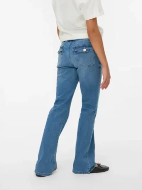 Vmflash Mid Rise Flared Fit Jeans