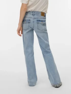 Vmflash Mid Rise Flared Fit Jeans
