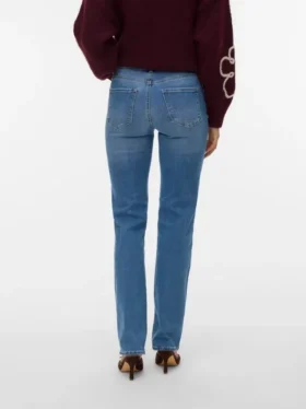 Vmflash Mid Rise Straight Fit Jeans
