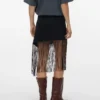 Vmfreja Mid Waist Midi Skirt