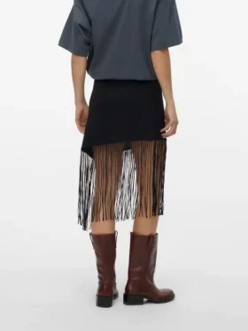 Vmfreja Mid Waist Midi Skirt
