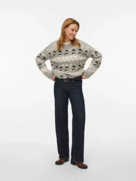 Vmfrostsnowman Knitted Pullover