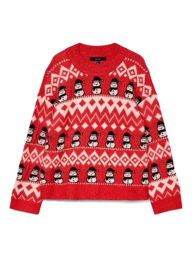 Vmfrostsnowman Knitted Pullover Vmfrostsnowman Knitted Pullover
