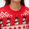 Vmfrostsnowman Knitted Pullover Vmfrostsnowman Knitted Pullover