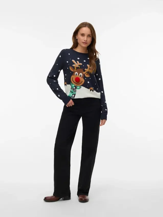 Vmfrostydeer Knitted Pullover Vmfrostydeer Knitted Pullover