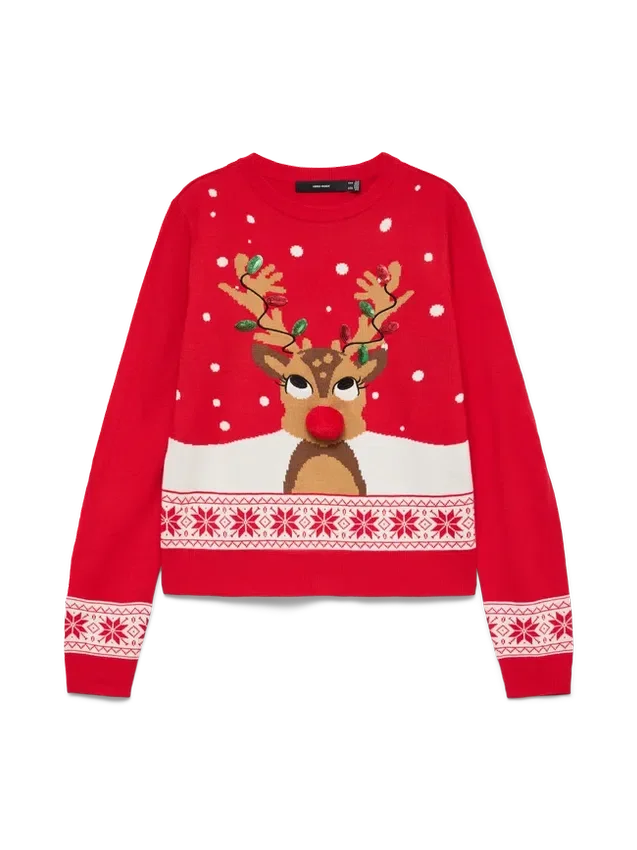 Vmfrostydeer Knitted Pullover Vmfrostydeer Knitted Pullover