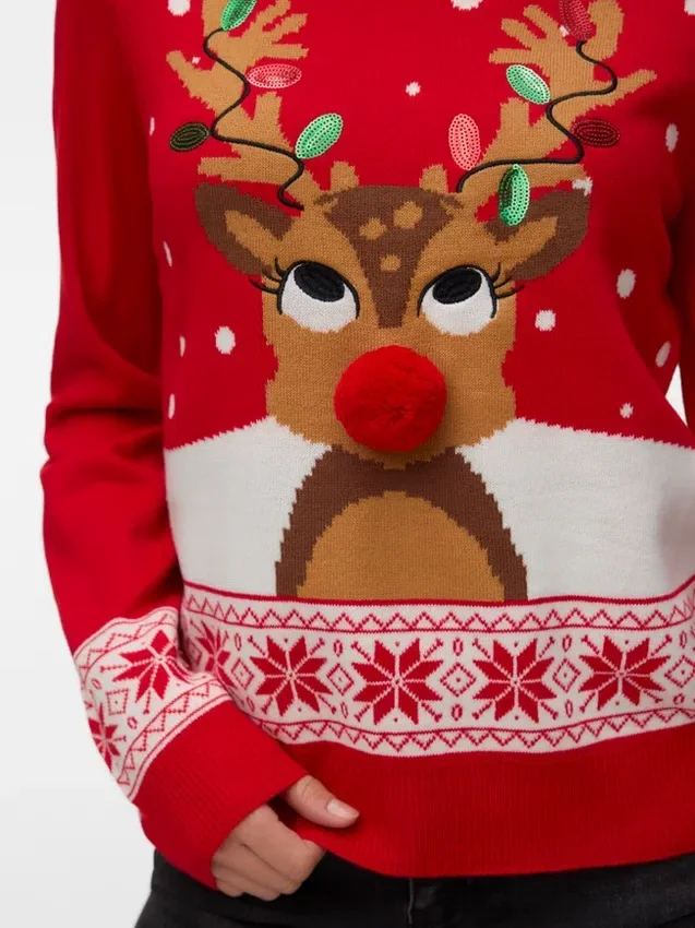 Vmfrostydeer Knitted Pullover Vmfrostydeer Knitted Pullover