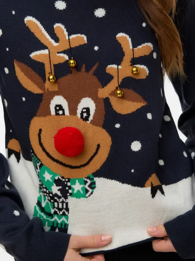 Vmfrostydeer Knitted Pullover Vmfrostydeer Knitted Pullover