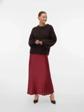 Vmgoddess Mid Waist Long Skirt