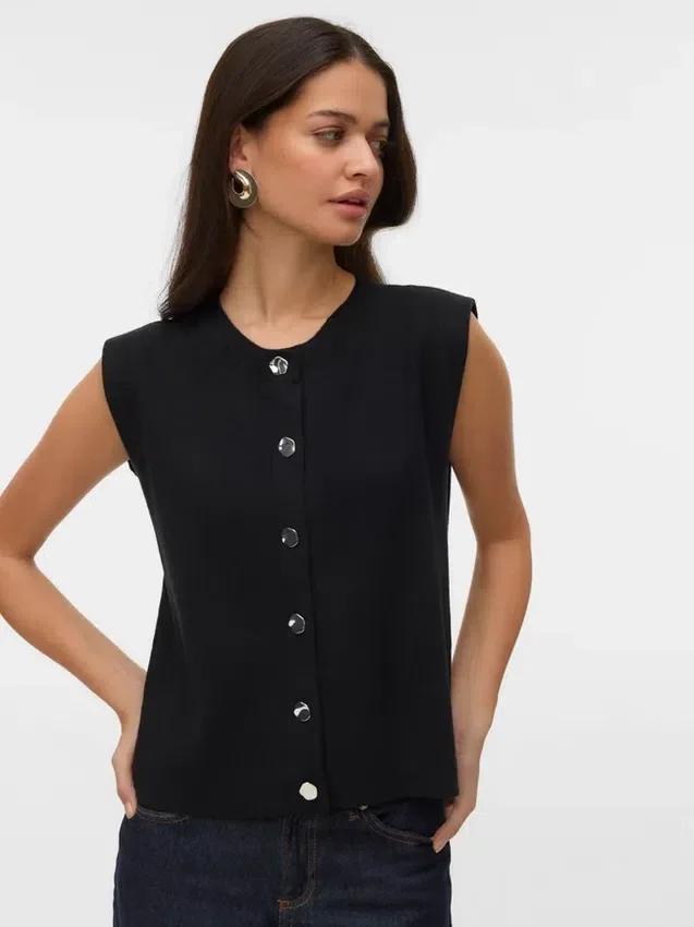 Vmgold Knitted Vest Vmgold Knitted Vest