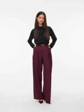 Vmhailey High Waist Trousers