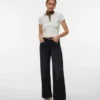 Vmhallie Low Rise Wide Fit – Cropped Jeans