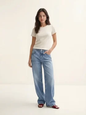 Vmhallie Low Rise Wide Fit Jeans