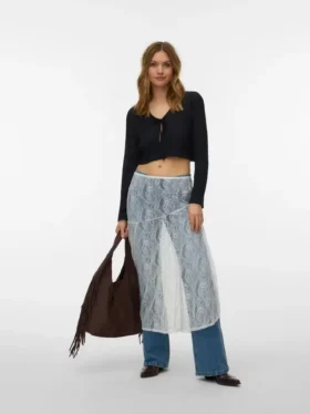 Vmharper High Waist Midi Skirt