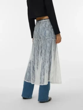 Vmharper High Waist Midi Skirt