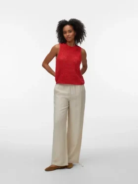 Vmheaven Mid Waist Trousers